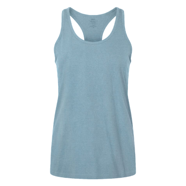Adult Garment Dye Racerback Tank Ice Blue (GDRB-100)